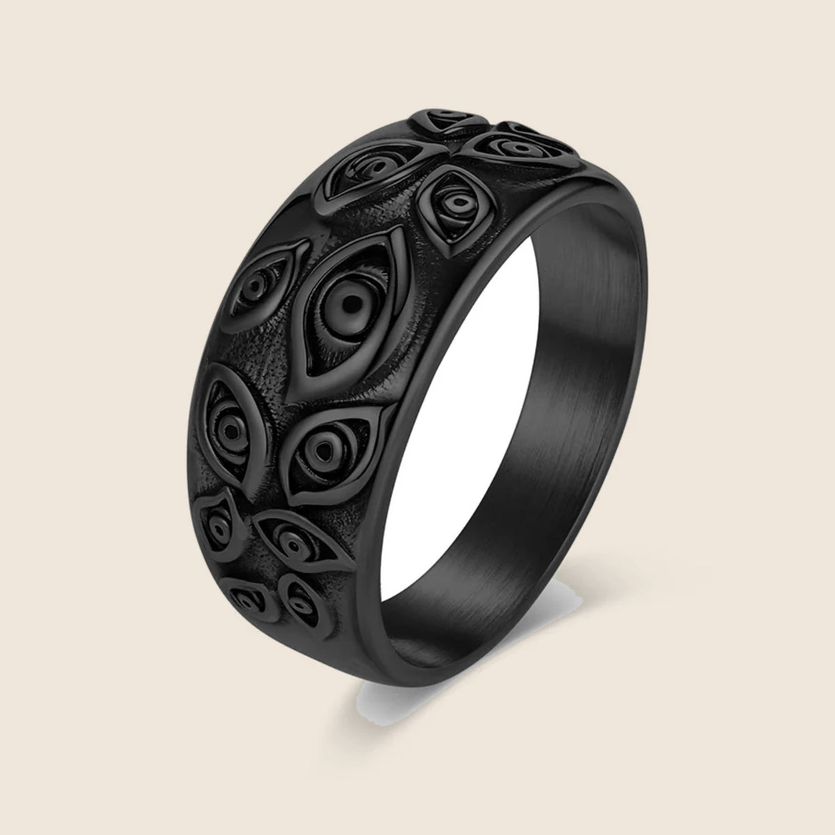 Stavros Engraved Eye Ring — view 3