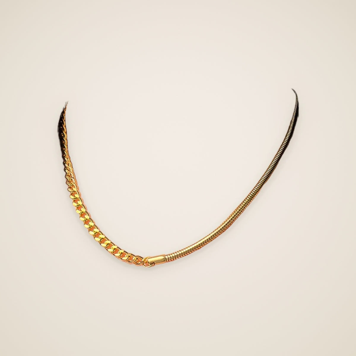 Collier grosse chaîne Stella — vue 1