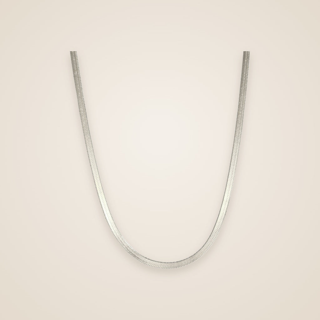 Sveva Flat Snake Chain Necklace — view 1