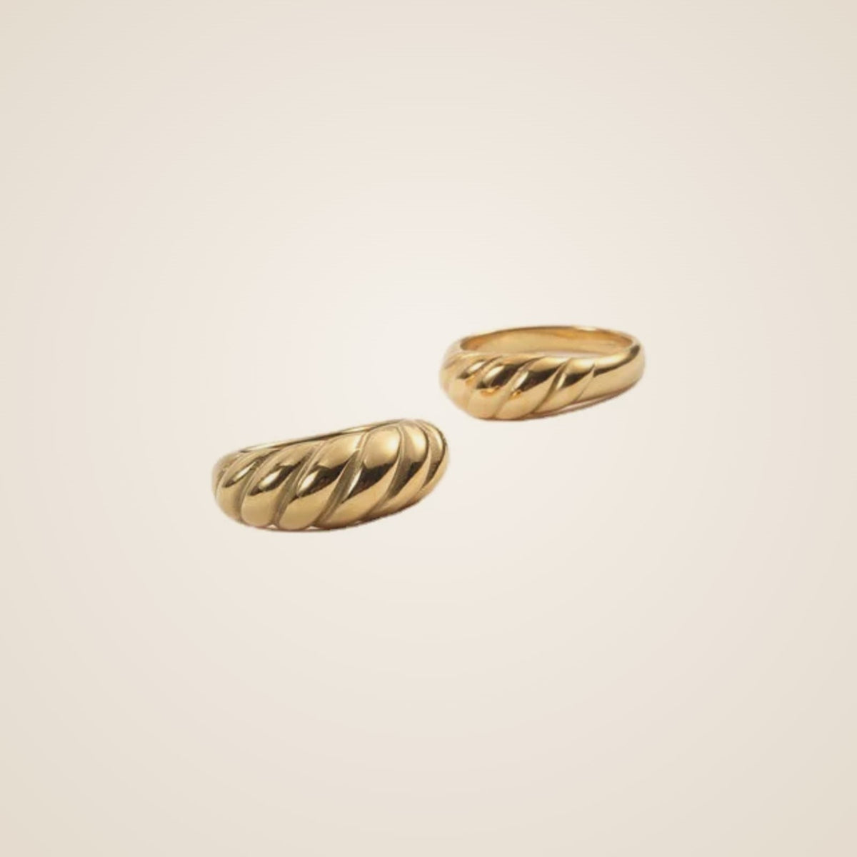 Tela Croissant Dome Ring