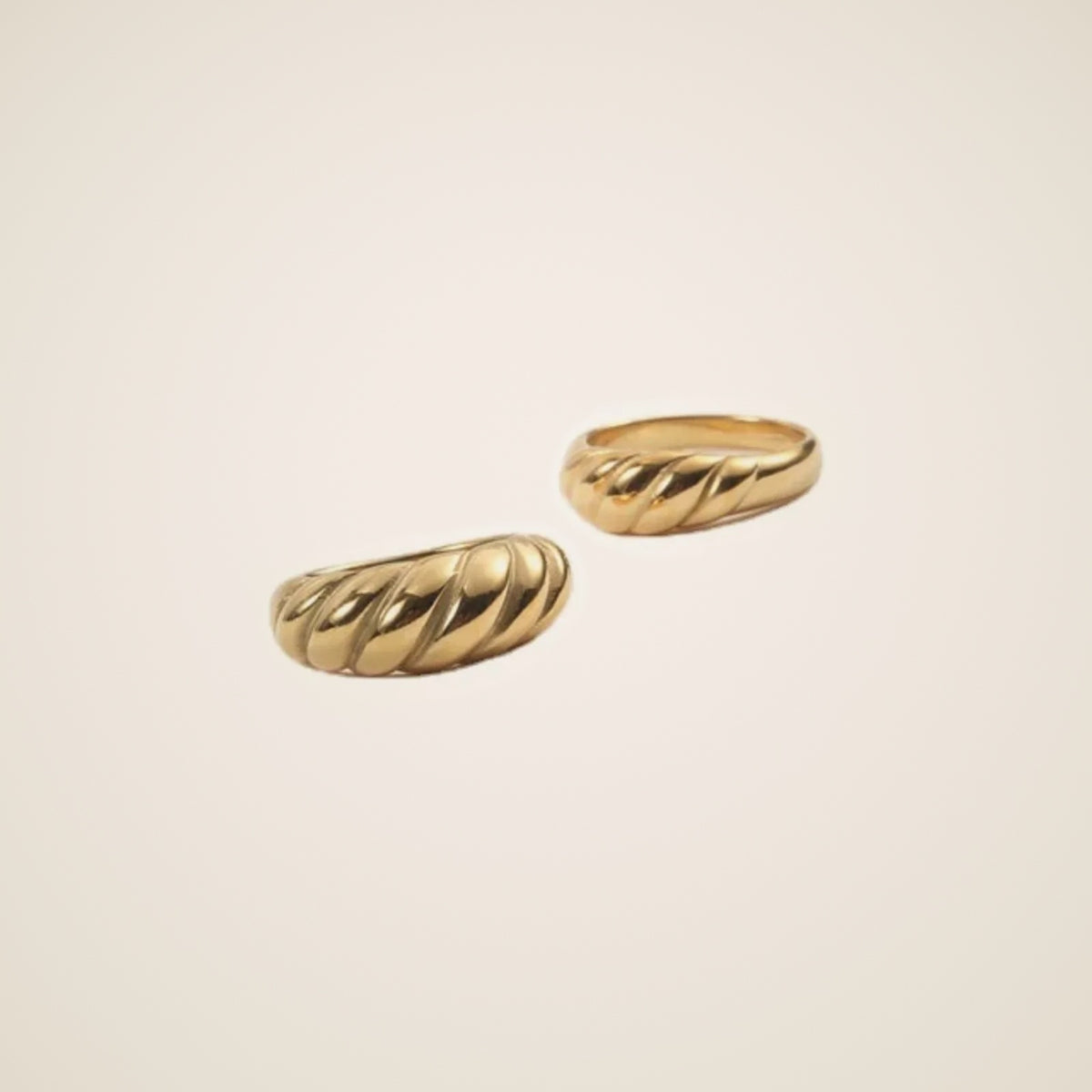 Tela Croissant Dome Ring — view 1