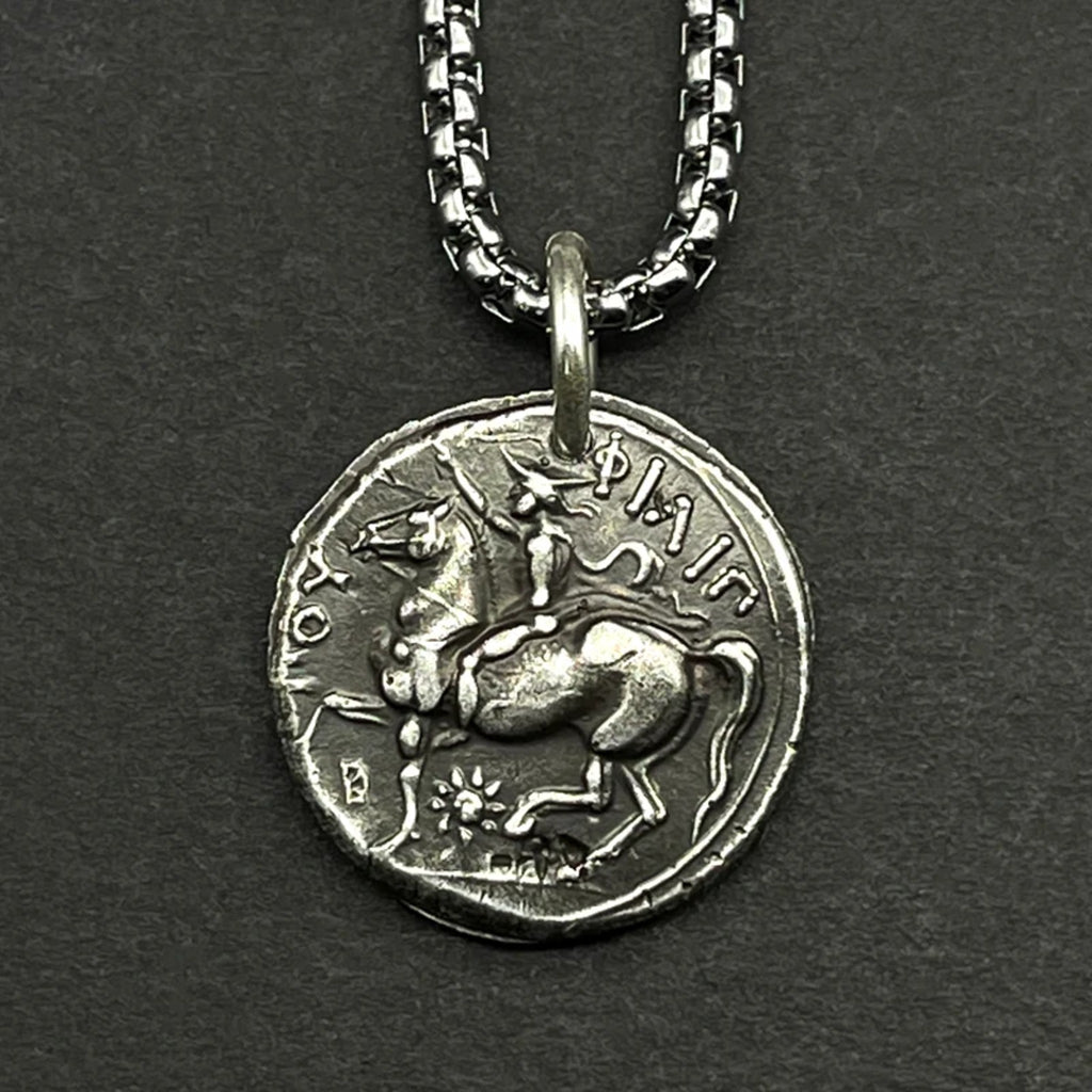 Pendente moneta cavaliere Theo — vista 1