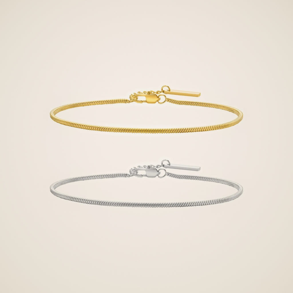 Tina Square Snake Bracelet — view 1