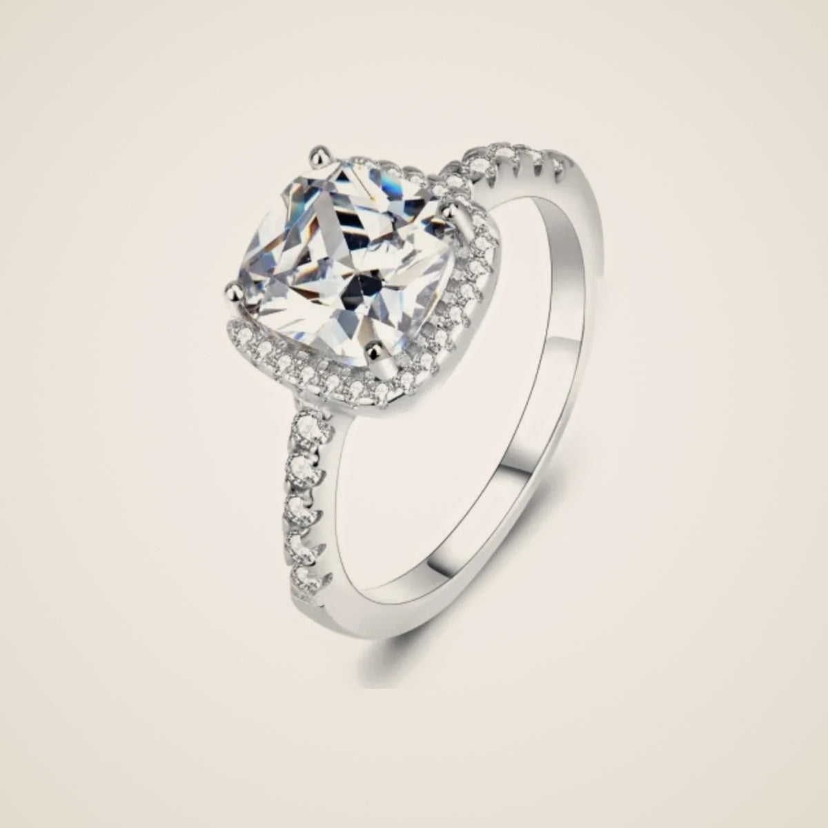 Eckiger Halo-Ring Vento — Ansicht 1