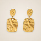 Vera Square Pearl Earrings — view 5