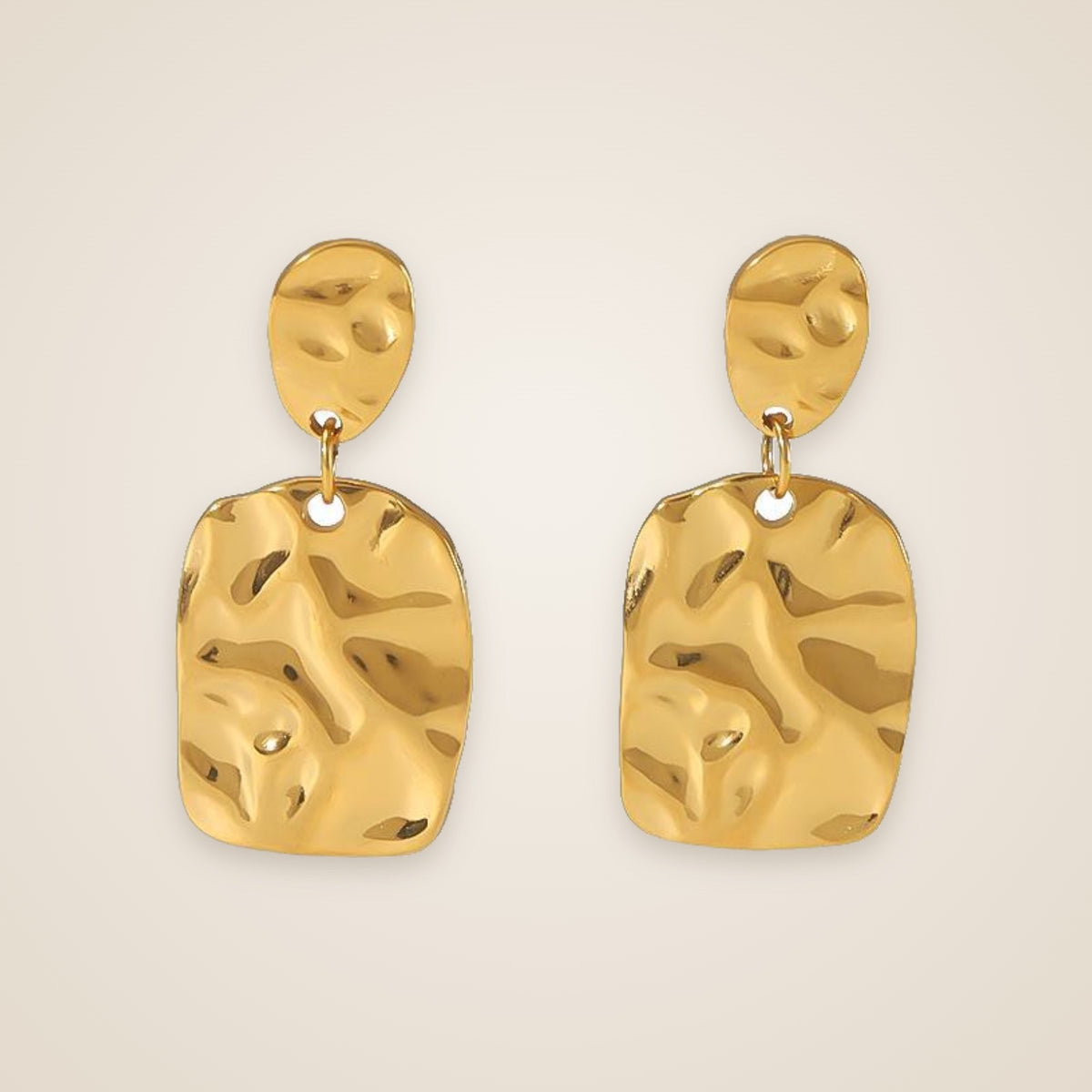 Vera Square Pearl Earrings — view 5